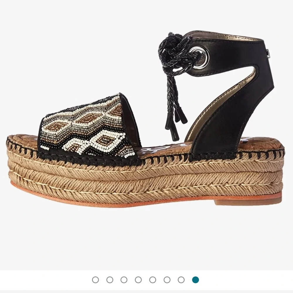 Sam Edelman Women's Neera Espadrille Wedge Sandal Size 9